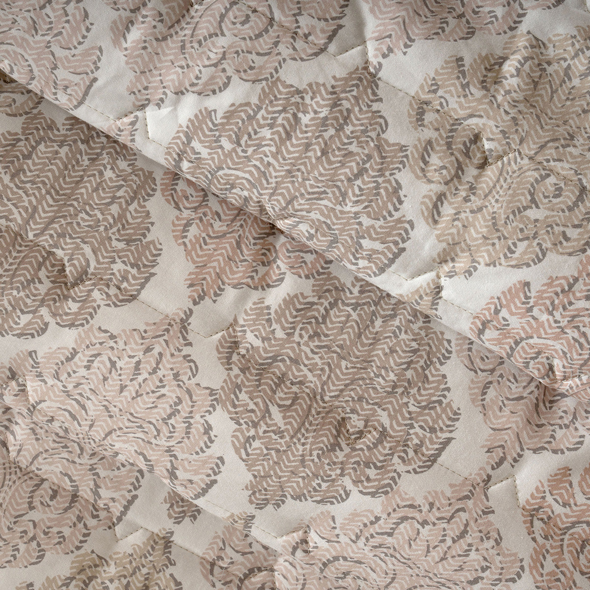 PBS Timeless Ornare 6Pcs Quilt Set/Quilted Bed Cover Peach