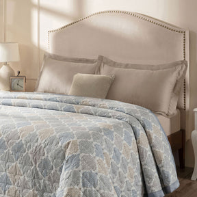 PBS Timeless Ornare 6Pcs Quilt Set/Quilted Bed Cover Blue