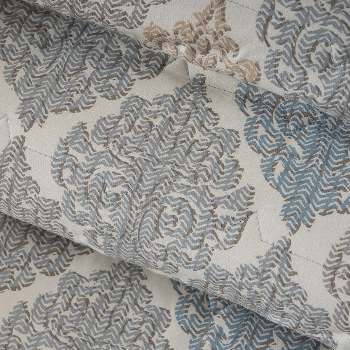 PBS Timeless Ornare 6Pcs Quilt Set/Quilted Bed Cover Blue