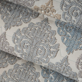PBS Timeless Ornare 6Pcs Quilt Set/Quilted Bed Cover Blue