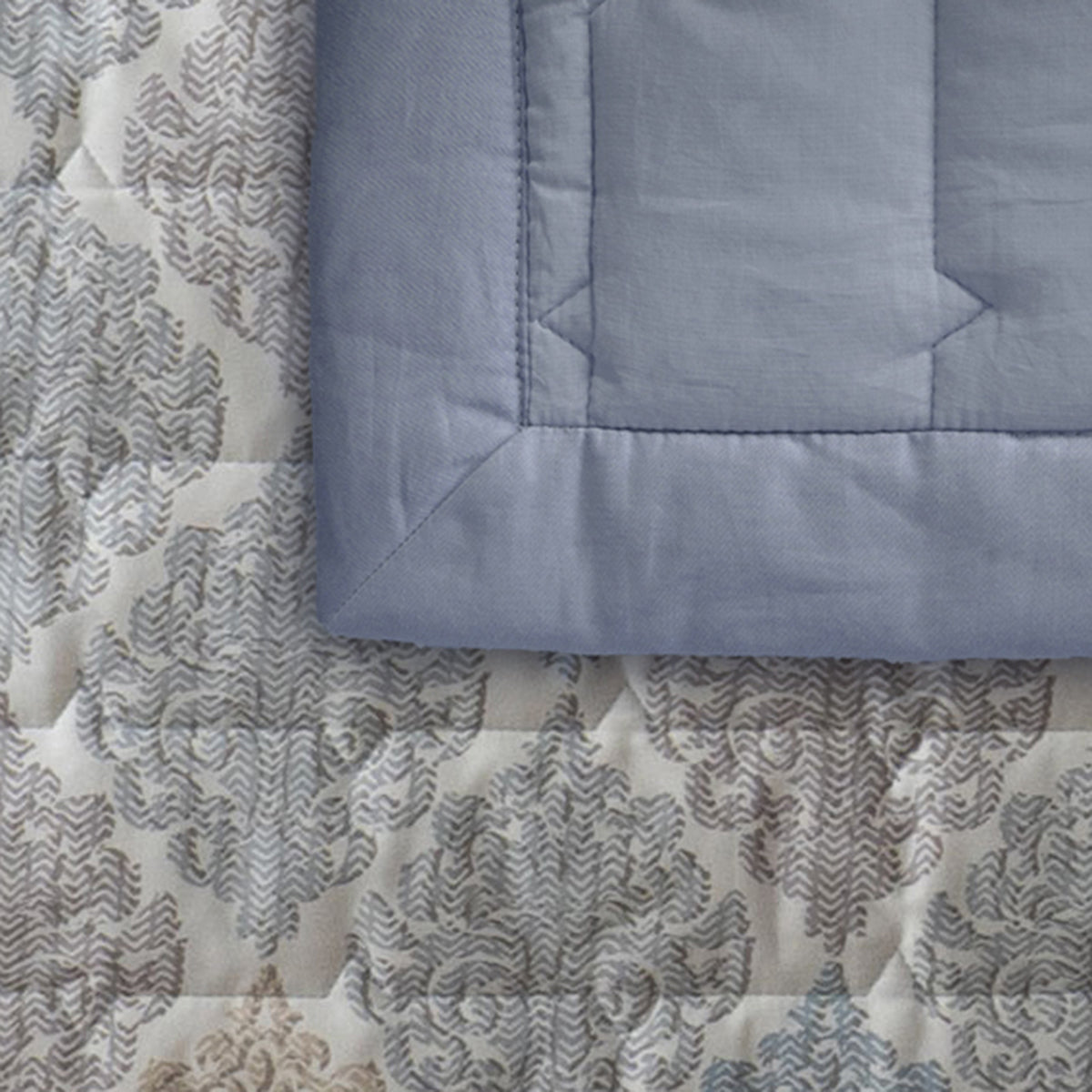 PBS Timeless Ornare 6Pcs Quilt Set/Quilted Bed Cover Blue
