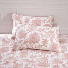 Royal Botanic 200TC Mabel 100% Cotton Bed Sheet With Pillow Case