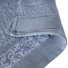 Selene Embroidery Machine 100% Cotton Towel Blue