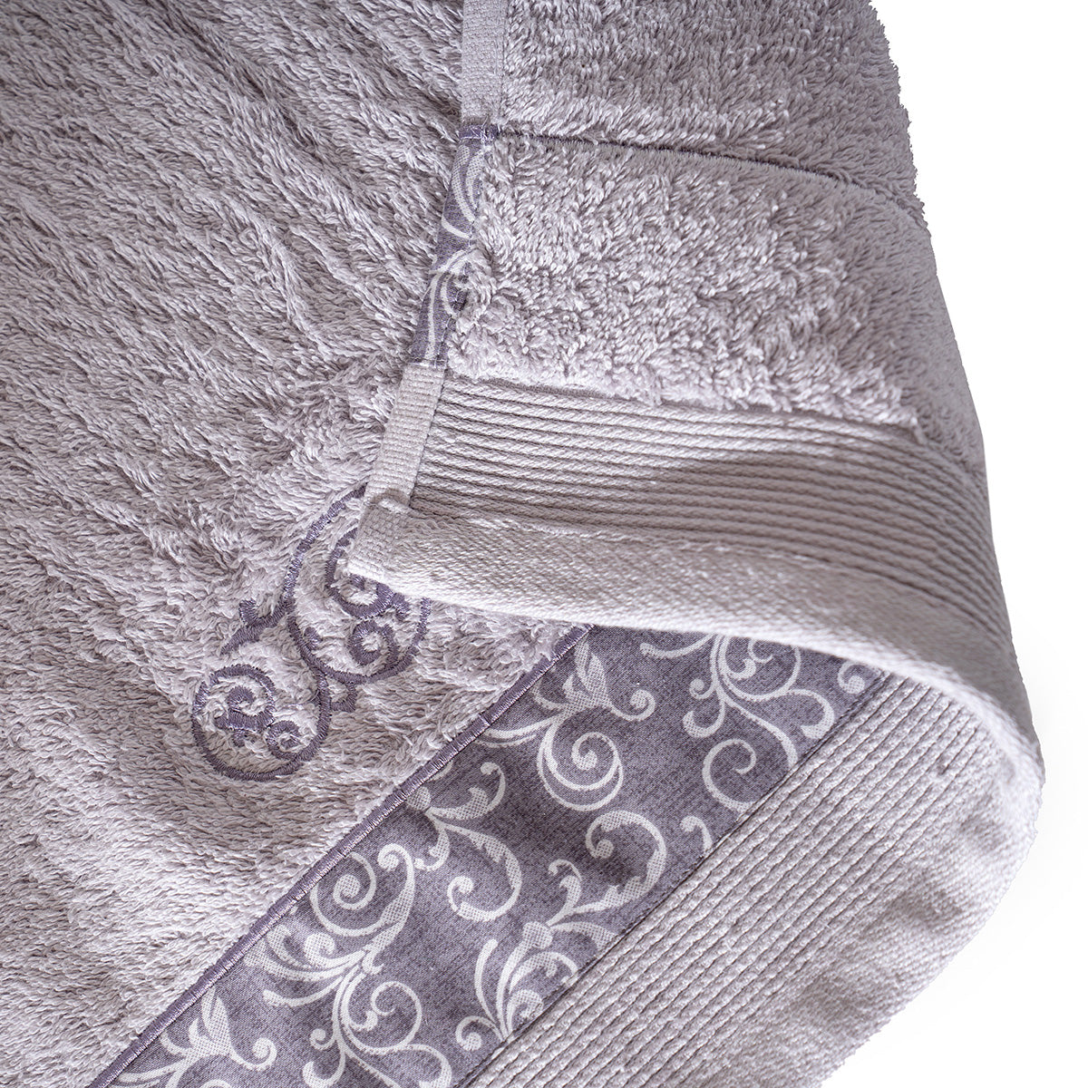 Selene Embroidery Machine 100% Cotton Towel Purple