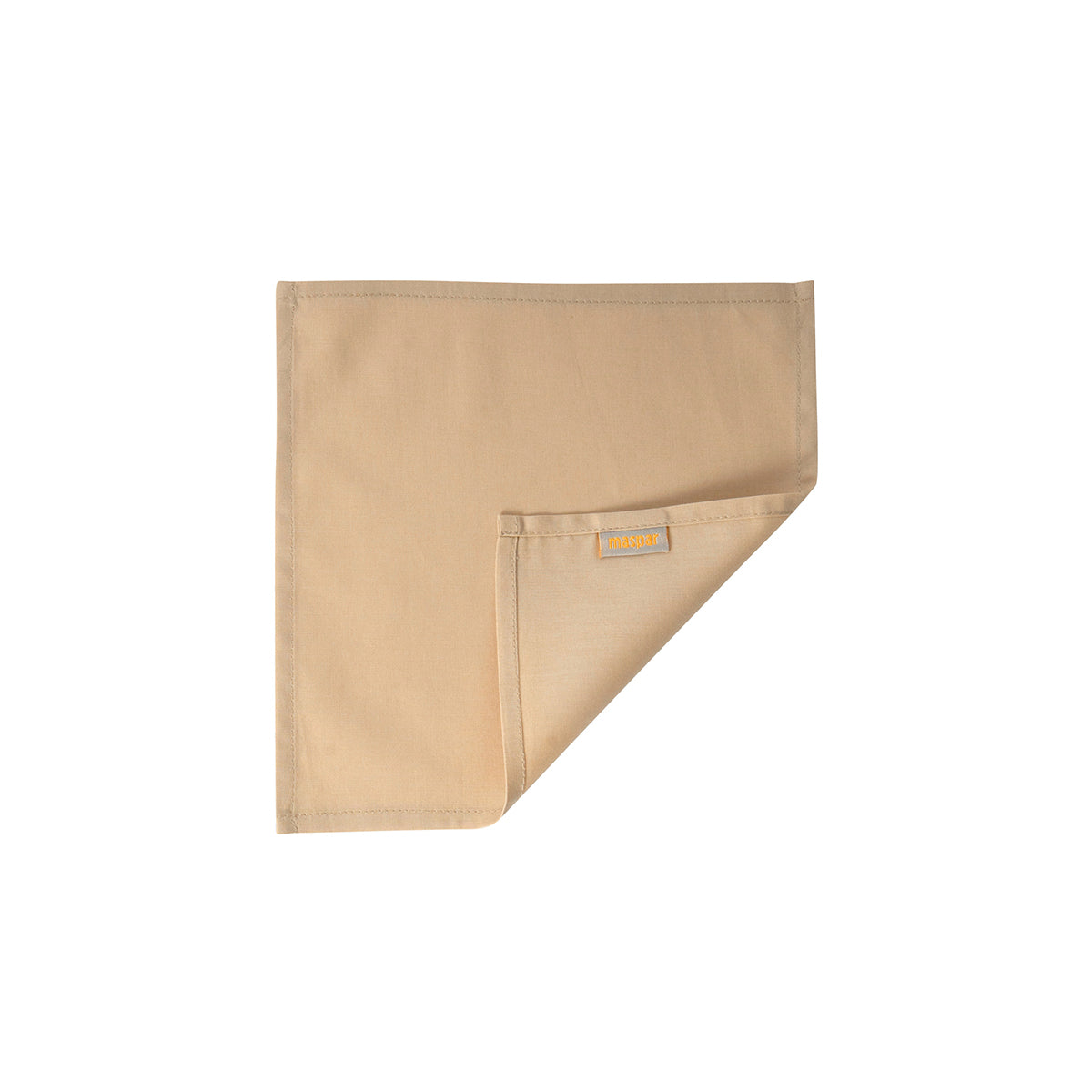 Slumber 100% Cotton Cocktail Napkin Set 20X20 CM Latte