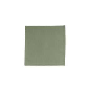Slumber 100% Cotton Cocktail Napkin Set 20X20 CM Oil Green
