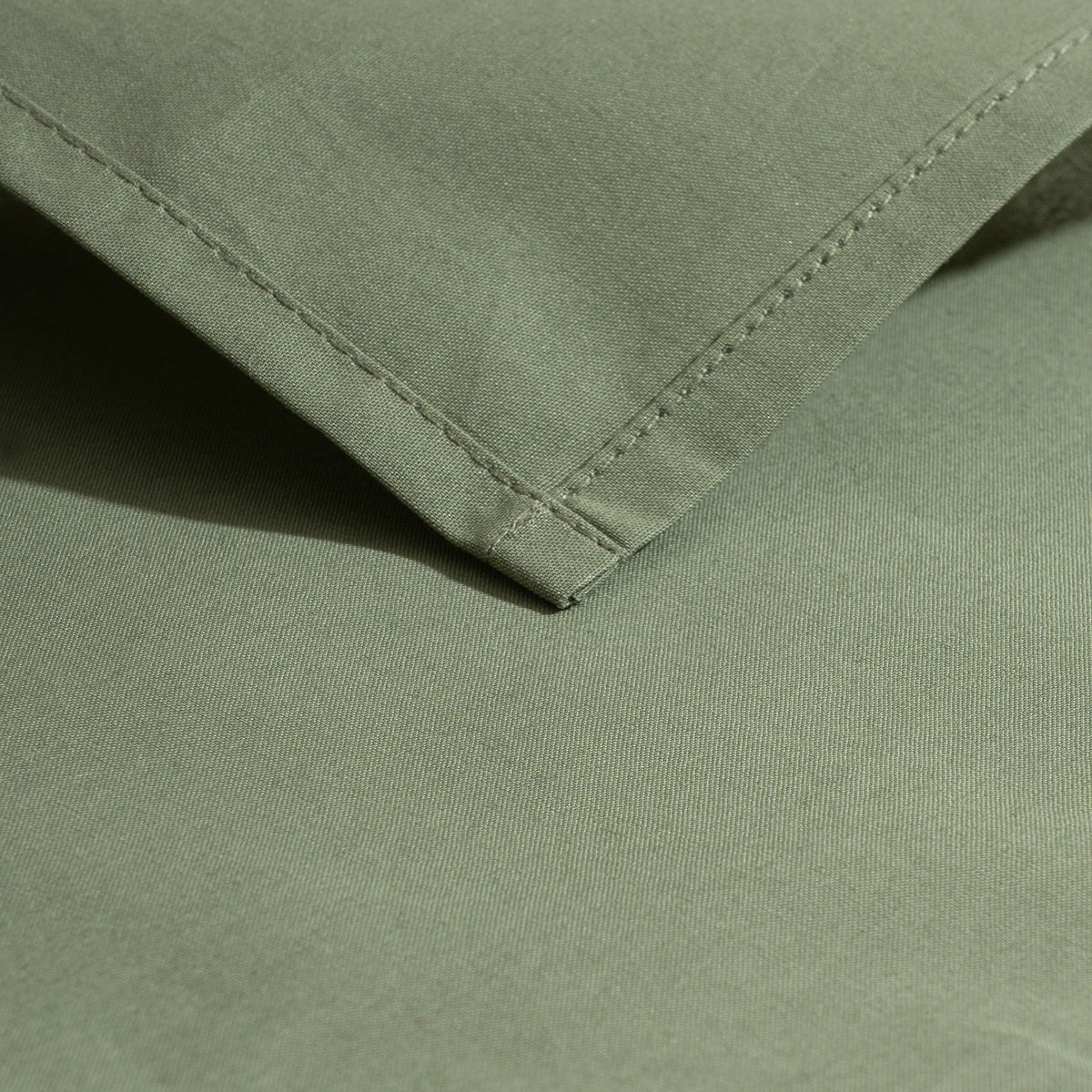 Slumber 100% Cotton Cocktail Napkin Set 20X20 CM Oil Green