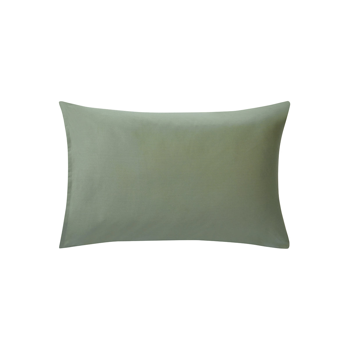 Slumber 100%Cotton Solid Green Pillow Case Set