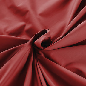 Slumber Plain Easy Care Percale 100% Cotton Cinnabar Crisp Bed Sheet with Pillow Case