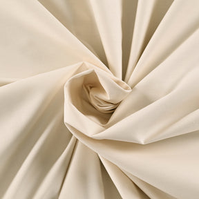 Slumber Plain Easy Care Percale 100% Cotton Ecru Crisp Bed Sheet with Pillow Case