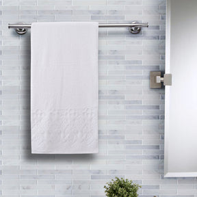 Windsor Antimicrobial Antifungal Zero Twist Fluffy Luxurious White Towel
