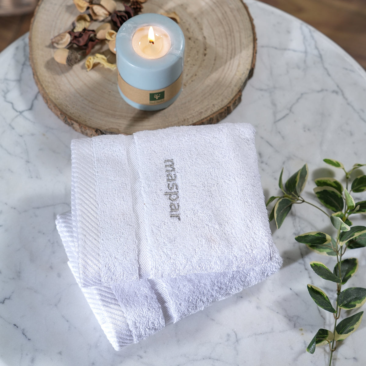 Amor Extra Luxury & Softness Anti Lint Treatment White Bamboo Towel