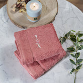 Amor Extra Luxury & Softness Anti Lint Treatment Canyon Clay/Red  Bamboo Towel