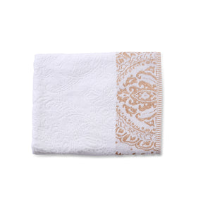 Vintage Monarch White Large/Beach Towel