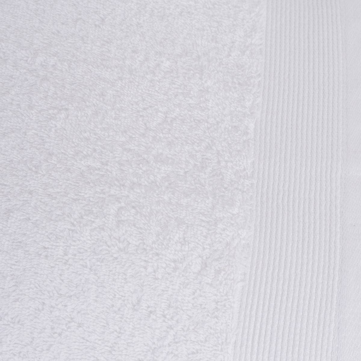 Colorart Embedded Stripe White Towel