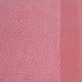 Colorart Embedded Stripe Salmon Pink Towel