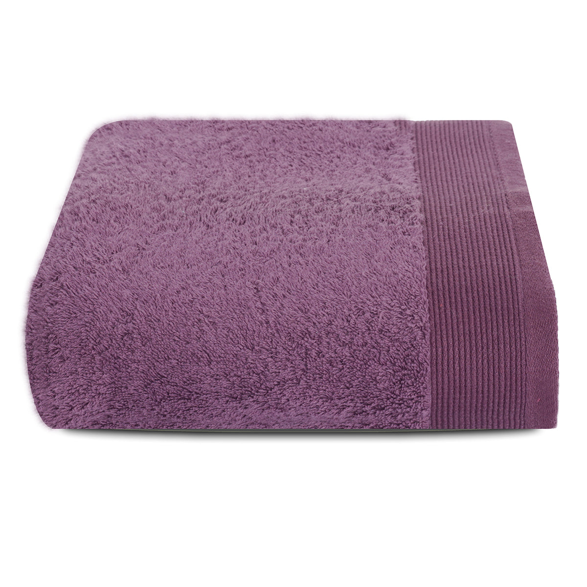 Colorart Embedded Stripe Shadow Purple Towel