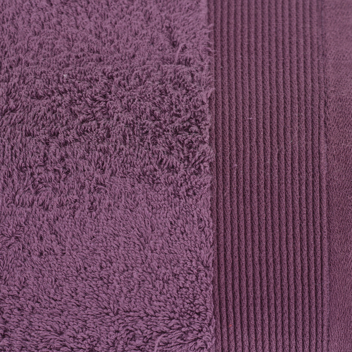 Colorart Embedded Stripe Shadow Purple Towel