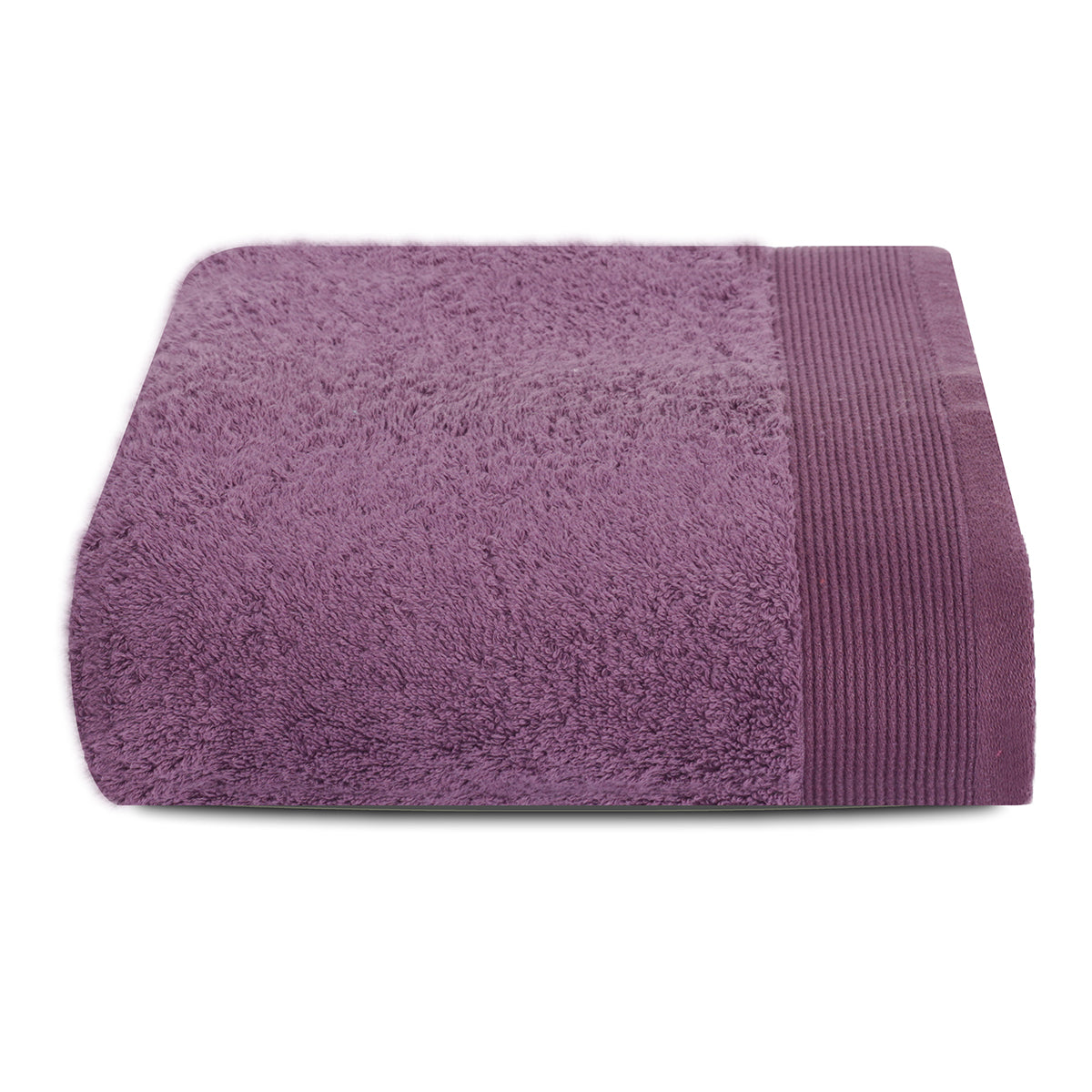 Colorart Embedded Stripe Shadow Purple Towel