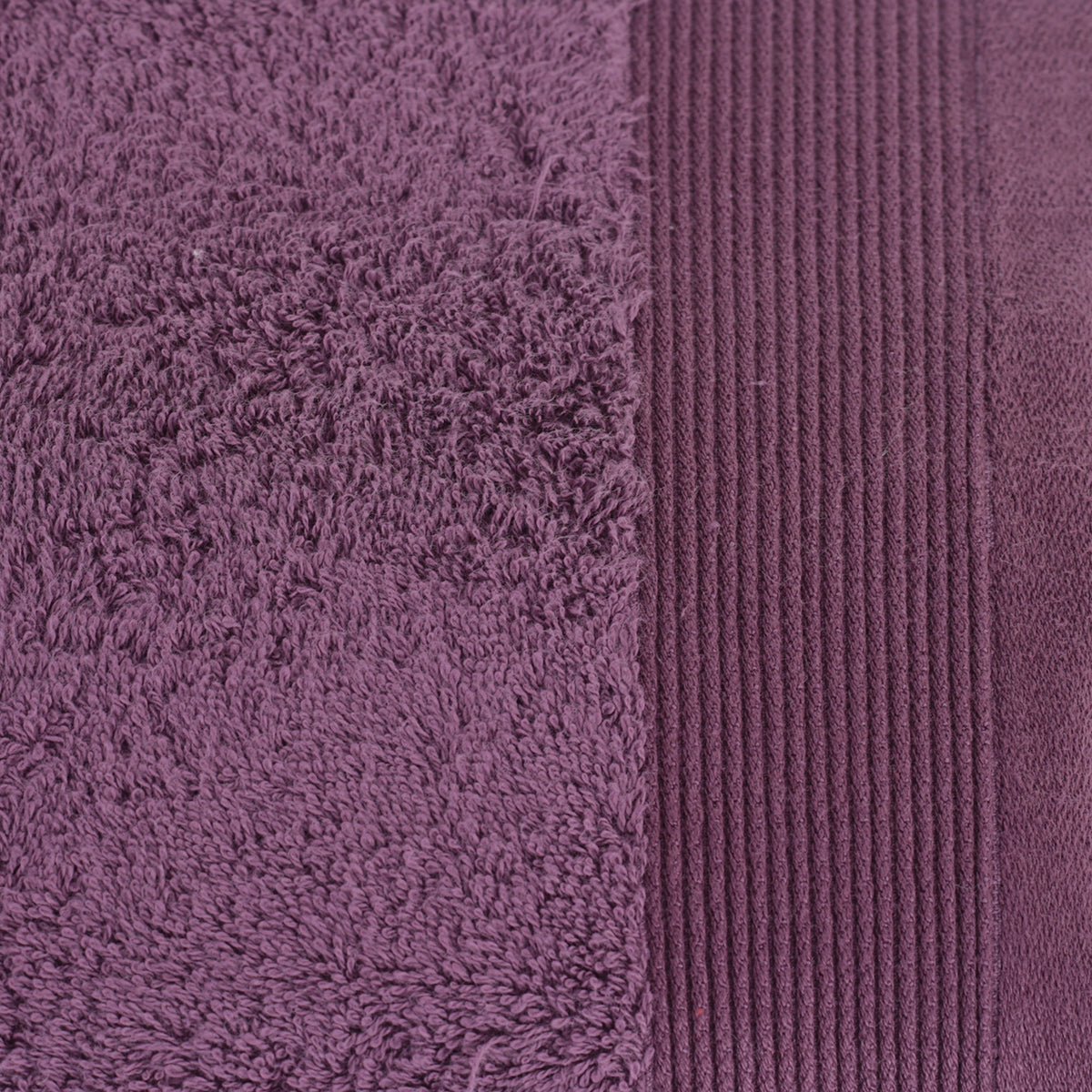 Colorart Embedded Stripe Shadow Purple Towel