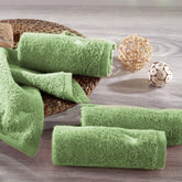 Colorart Embedded Stripe Jasmine Green Towel