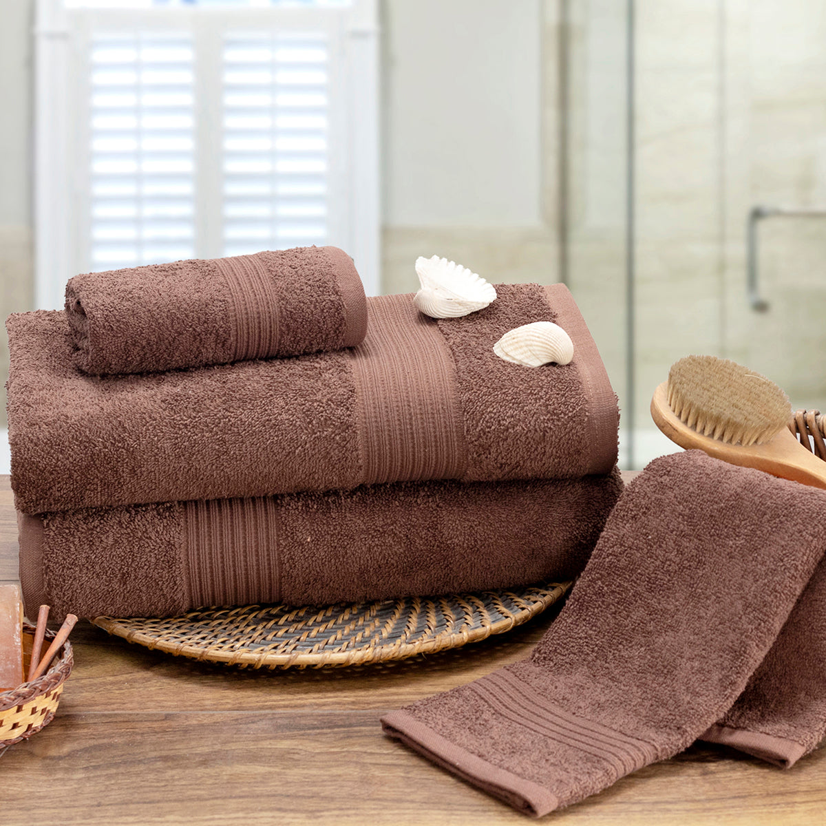 Hermosa Jeneth 100% Cotton 450 GSM Bath Towel Set