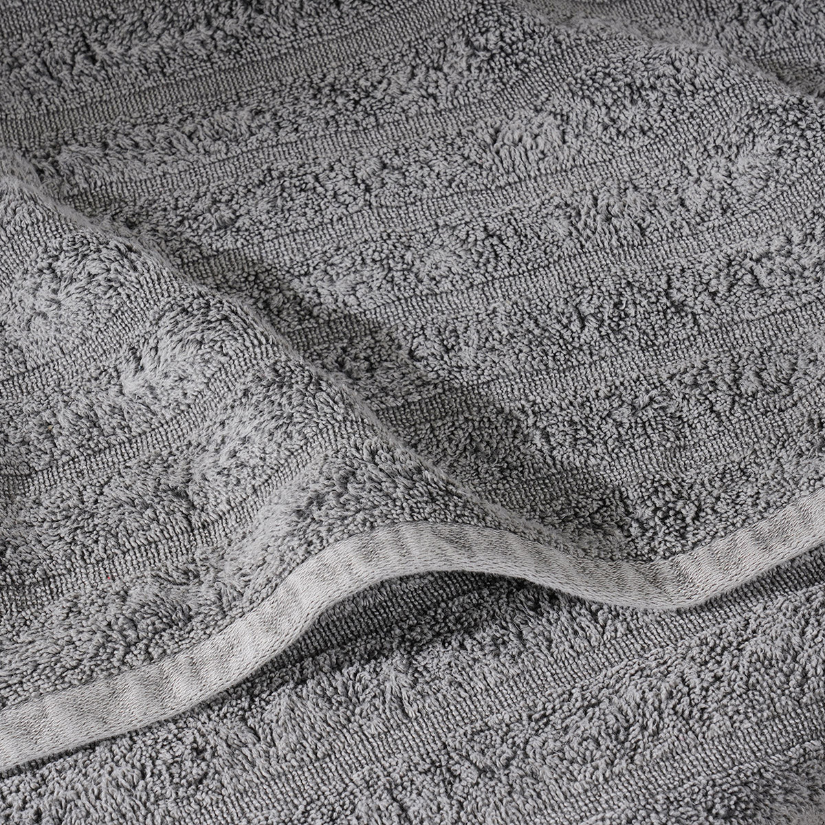 Mellow Mesh Premium distressed Grey Towel Set
