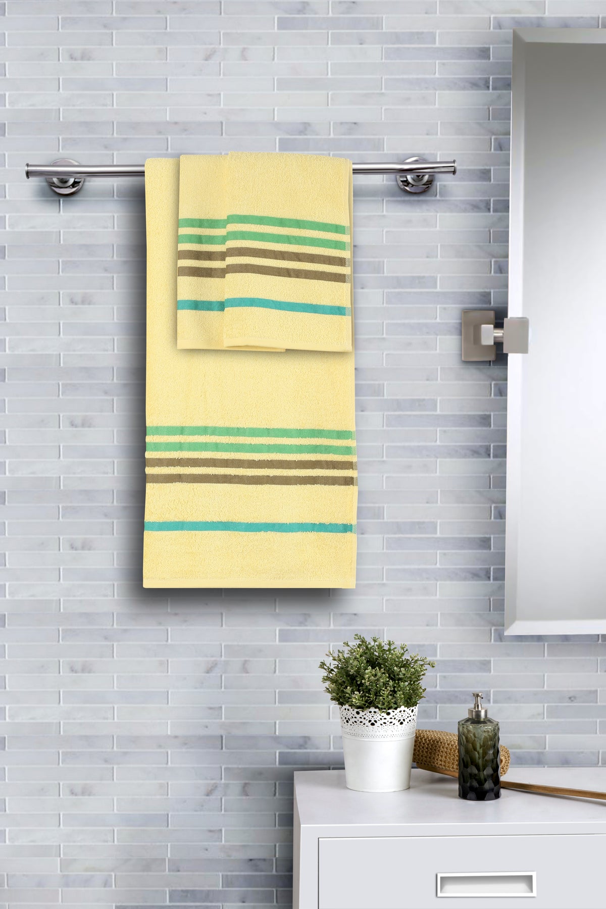 Astor Extra Soft Yellow Towel Set