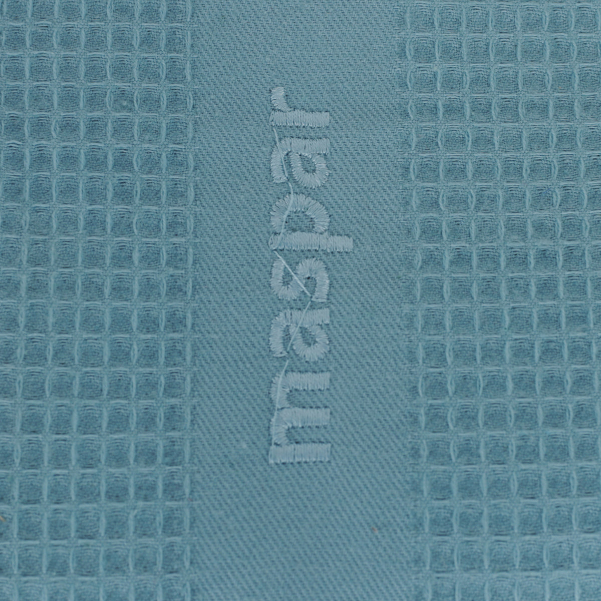 Catalina Waffle Antimicrobial Antifungal Super Absorbent Quick Dry Gym/Travel Nile Blue Towel Set