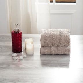Casper Antimicrobial Antifungal Super Absorbent & Lofty Simply Taupe Towel Set