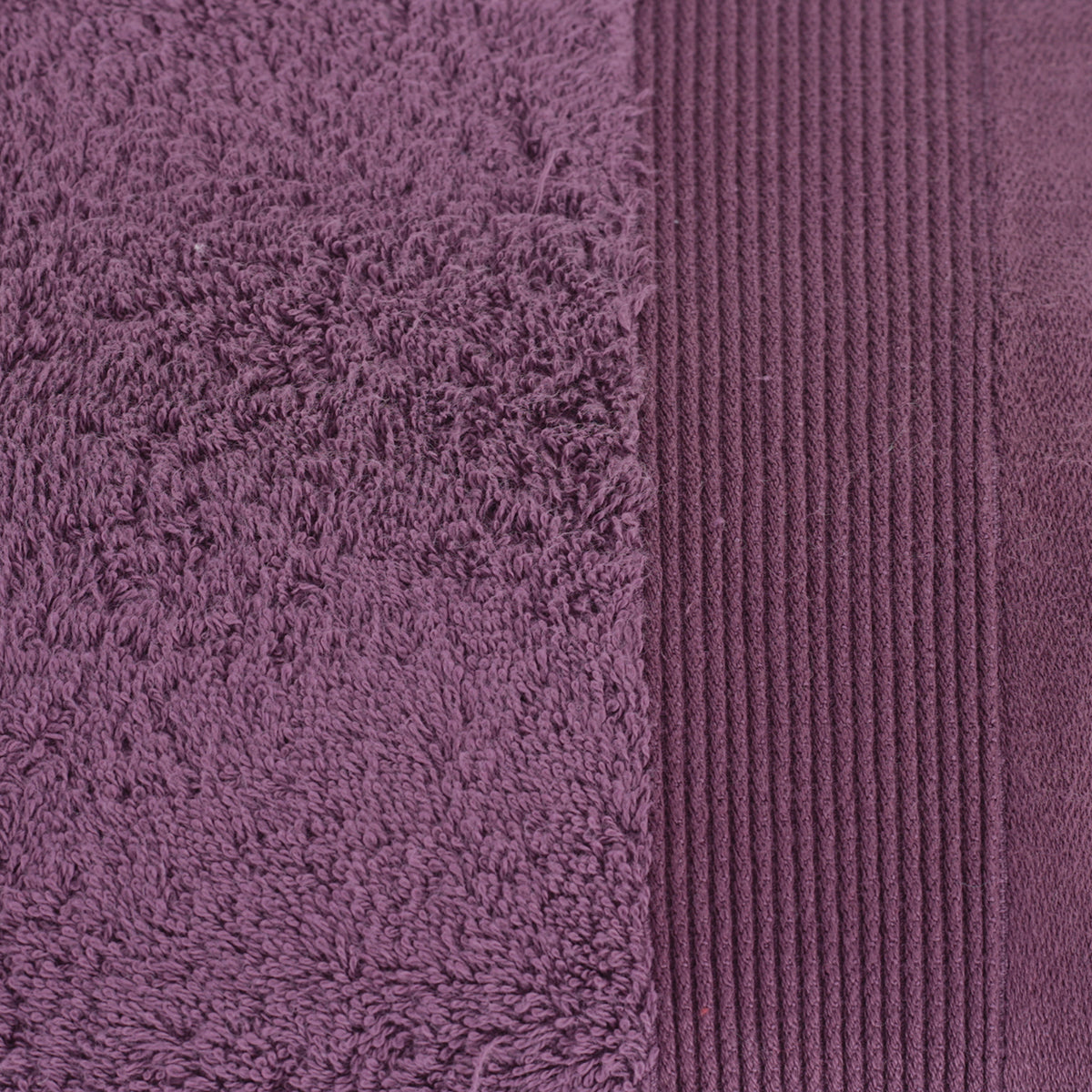 Colorart Embedded Stripe Shadow Purple Towel