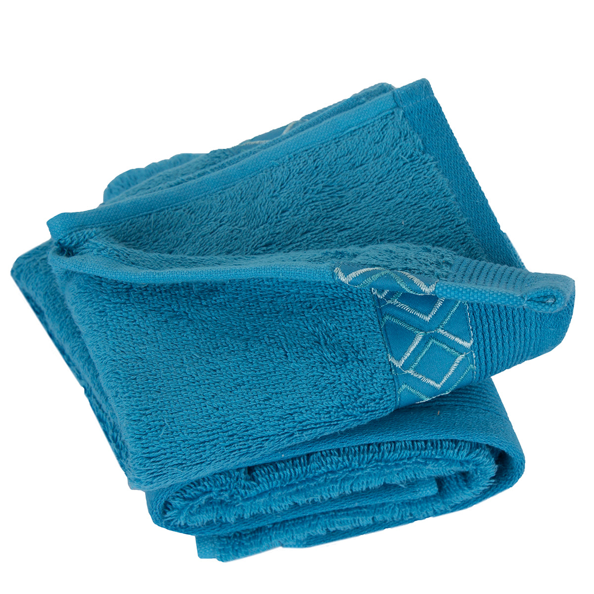 Co-Exist Zest Antimicrobial Antifungal Super Absorbent &amp; Soft Blue Towel Set