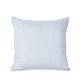 Tranquil Essence Scrollable Tatting Embroidered Viscose Blend Beige Cushion Cover