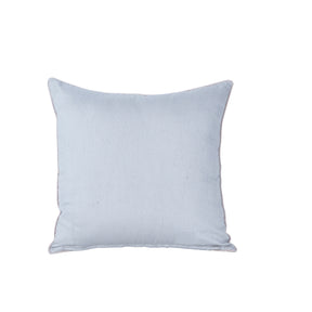 Tranquil Essence Scrollable Tatting Embroidered Viscose Blend Peach Cushion Cover