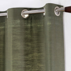 Tussah Silk Window Curtain Set