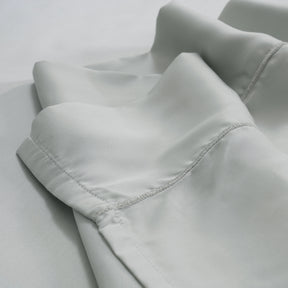 Vintage Noemi Solid 100% Tencel™ Green Bed Sheet With Pillow Case