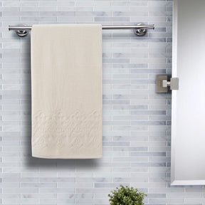 Windsor Antimicrobial Antifungal Zero Twist Fluffy Luxurious Cream Towel