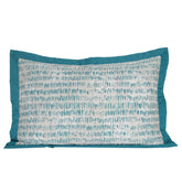 Traversed Line Hand Quilted 2PC Pillow Sham Set