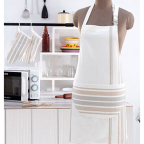 Clem Beige 1 Pc Apron