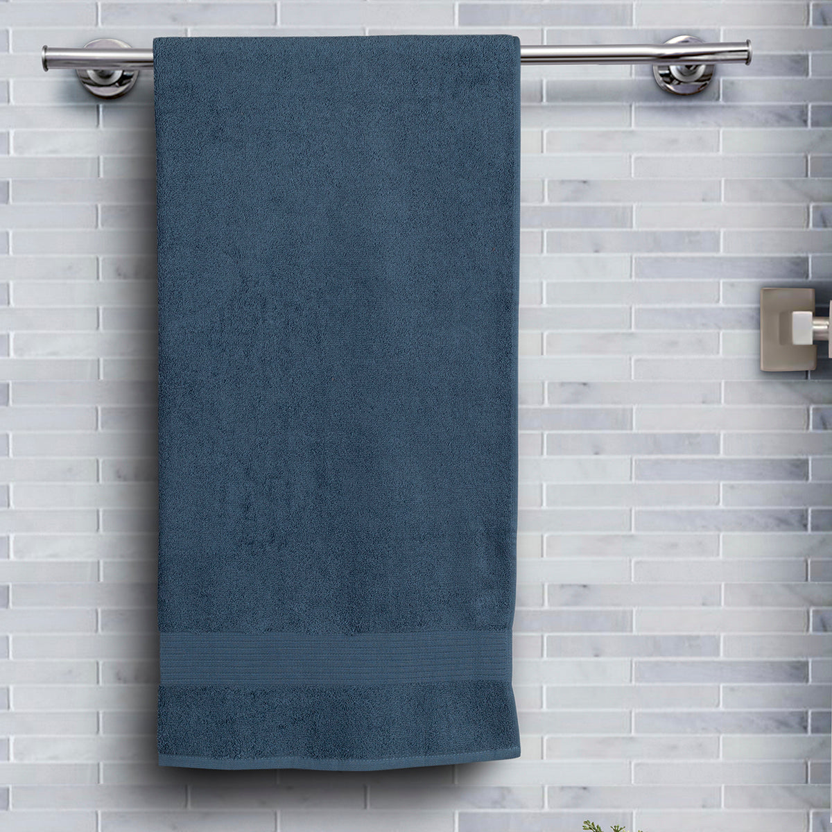 Jeneth Ultra-soft and highly absorbant Mallard Blue Towel