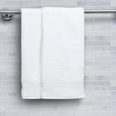 Jeneth Ultra-soft and highly absorbant White Towel Set