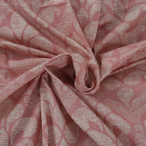 Folklore Transition Diamond Festivity Printed 100% Cotton Peach Ultra Soft Bed Sheet