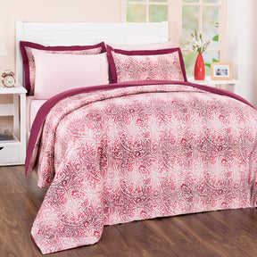 Folklore Transition Ombre Bonanza 100%Cotton Print 2 Pc Single Duvet Cover with Pillow Case