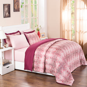 Folklore Transition Ombre Bonanza 100%Cotton Print 2 Pc Single Duvet Cover with Pillow Case