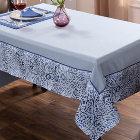 Hues Folklore Transition Ombre Bonanza Blue Table Cover