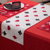 Four Suits Printed 1 Pc Runner