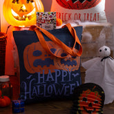 Halloween Happy Halloween Printed &amp; Embroidered 1 Pc Treat bag