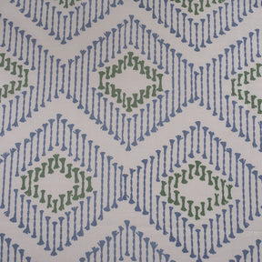 Global Atelier Demon Dash Printed 100% Cotton Blue Soft Bed Sheet