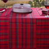 Christmas Tinsel Red 1 Pc Runner