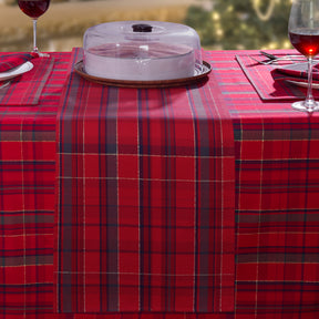 Christmas Tinsel Red 1 Pc Runner